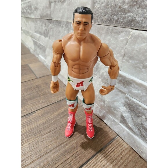 ALBERTO DEL RIO 2011 MATTEL FIGURE JAKKS WWE WWF ELITE EL DORADO RED BOOTS - Picture 1 of 4